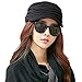 Comhats Cotton Cloche Newsboy Cabbie Beret Caps for Women Winter Hat Black