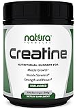 Pure Creatine Monohydrate Powder | 100 Servings - 500g | Unflavored & Micronized | Best Bodybuilding Supplement to Boost Power, Reduce Muscle Soreness and Muscle Growth.