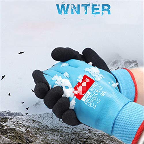 ChengBeautiful Angelhandschuhe Gefrierfach Handhabung Winterfischen wasserdichte Anti-Skid Plus Samt kaltbeständige… – Bild 4