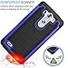 Tekcoo LG G3 Vigor Case, LG G3 Mini Case, (TM) [Tmajor Series] [Navy Blue] Shock Absorbing Hybrid Rubber Plastic Impact Defender Slim Hard Case Cover Shell for LG G3 Vigor,G3 Mini LS885 D725