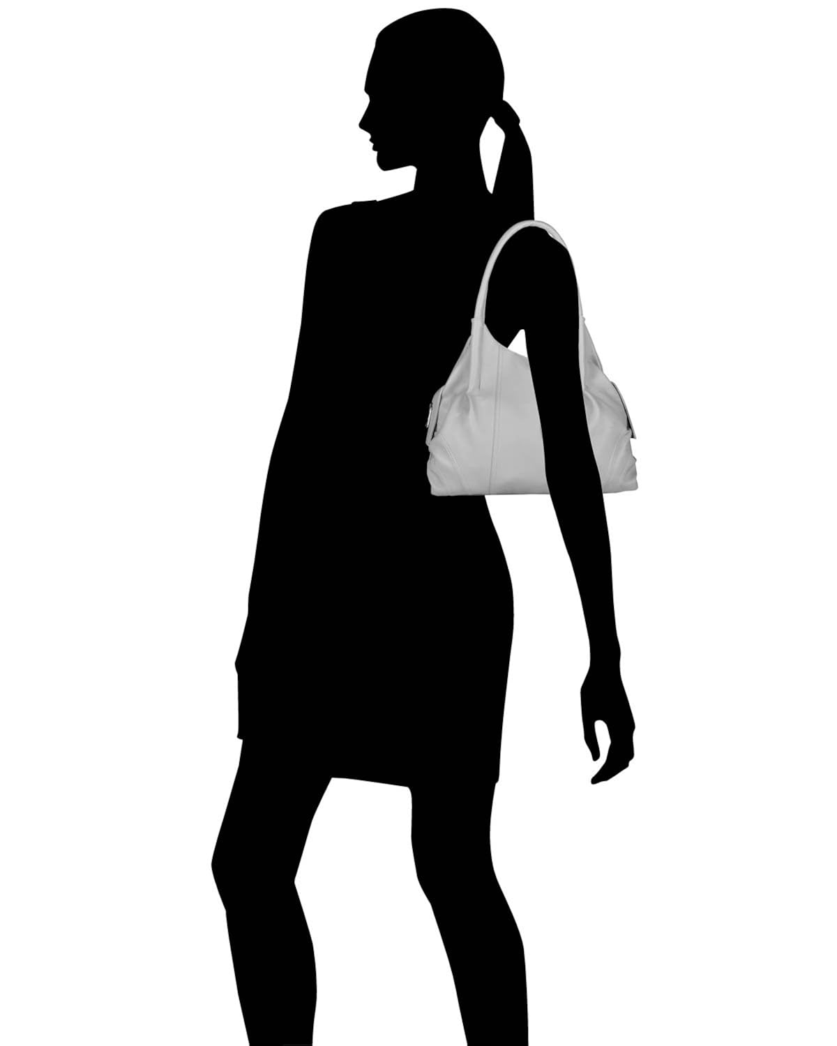 fostelo jane women's handbag (grey)