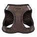 Voyager Step-In Plush Dog Harness – Soft Plush, Step In Vest Harness for Small and Medium Dogs by Best Pet Supplies - Harness (Chocolate Suede), XL (Chest: 20.5 - 23
