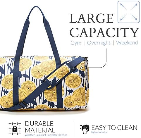 Jadyn 22" Women's Large Duffel/Weekender Bag with Shoe Pocket 3 Jadyn 22" Women's Large Duffel/Weekender Bag with Shoe Pocket