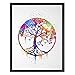 Dignovel Studios 8X10 Unframed Tree of Life Watercolor Art Print Poster Wall Art Poster Nature Love Family N346
