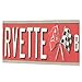 Open Road Brands Corvette Boulevard Tin Sign - 20x3.38 inches - Red - Wall Mount - Decorative Sign