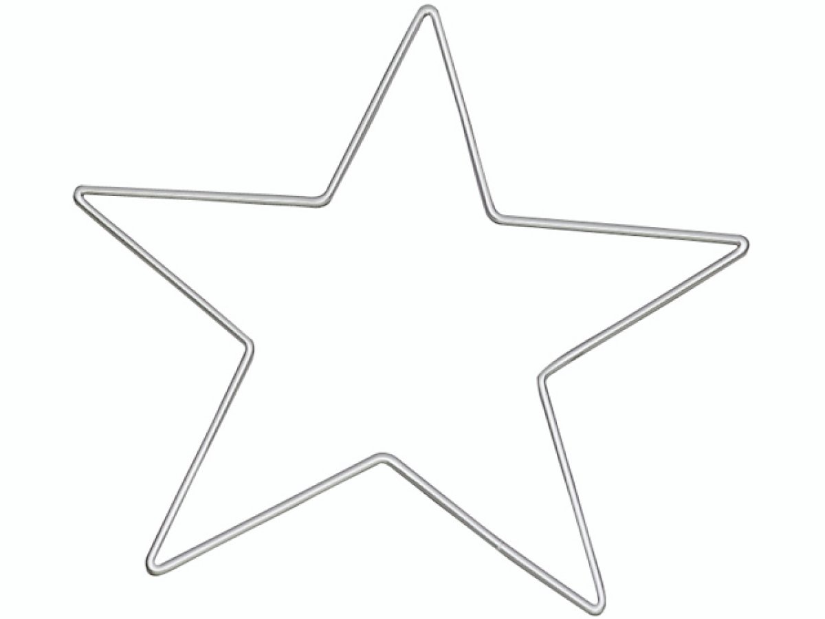 Wire star 25 cm