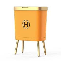 Bedroom Trash Can with Lid,Slim Bathroom Cans