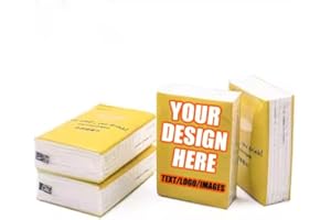 50 Pack Custom Logo Image Text On-The-Go Facial Tissue, Travel Pocket Tissue Pack, 3 Ply 6 Sheets