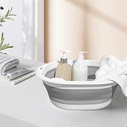 Hershii Collapsible Wash Basin Foldable Washing