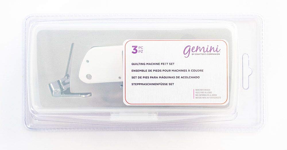 Gemini Quilting Machine Feet Set, Silver, One Size