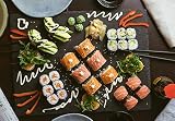 EXZACT 5 Pairs Natural Bamboo Chopsticks Gift Set Handmade Box Japanese Style view 9