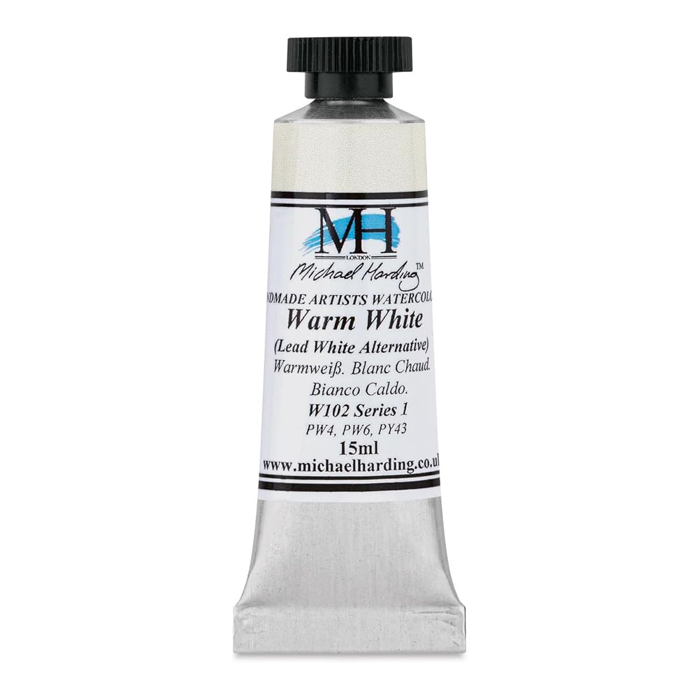 Michael Harding Professional Watercolors - 15ml Tubes (Warm White)