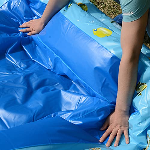 funwill Inflatable Swimming Pool with Sprinkler 95\