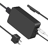 HSXIRQA 65W 44W Surface Pro Charger Fit for Microsoft Surface Pro 9 8 7+ 7 6 5 4 3 X, Surface Laptop 4 3 2 1, Surface Go 3 2 