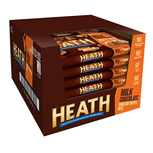 HEATH Milk Chocolate English Toffee Baking Bits, Bulk Gluten Free, 8 oz Bags (12 Count) Pricepulse