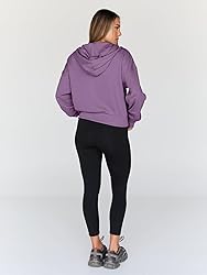 Trendy Queen Hoodies for Women Full Zip Up Cropped
