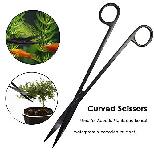 Bonsai Rake, Gardening Rake Stainless Steel Bonsai Tweezers 2 In 1 Lightweight Bonsai Root Rake Loosen Soil Gardening Tool For Patio Lawn Garden Plants