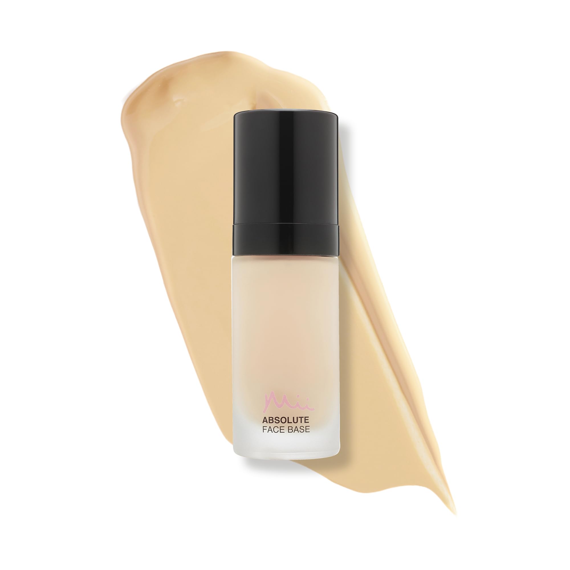 Mii Cosmetics Absolute Face Base, Full Coverage Foundation, Radiant Matte Finish, Feather Light Hydrating Formula, Vegan and Cruelty Free, Utterly Fair 00