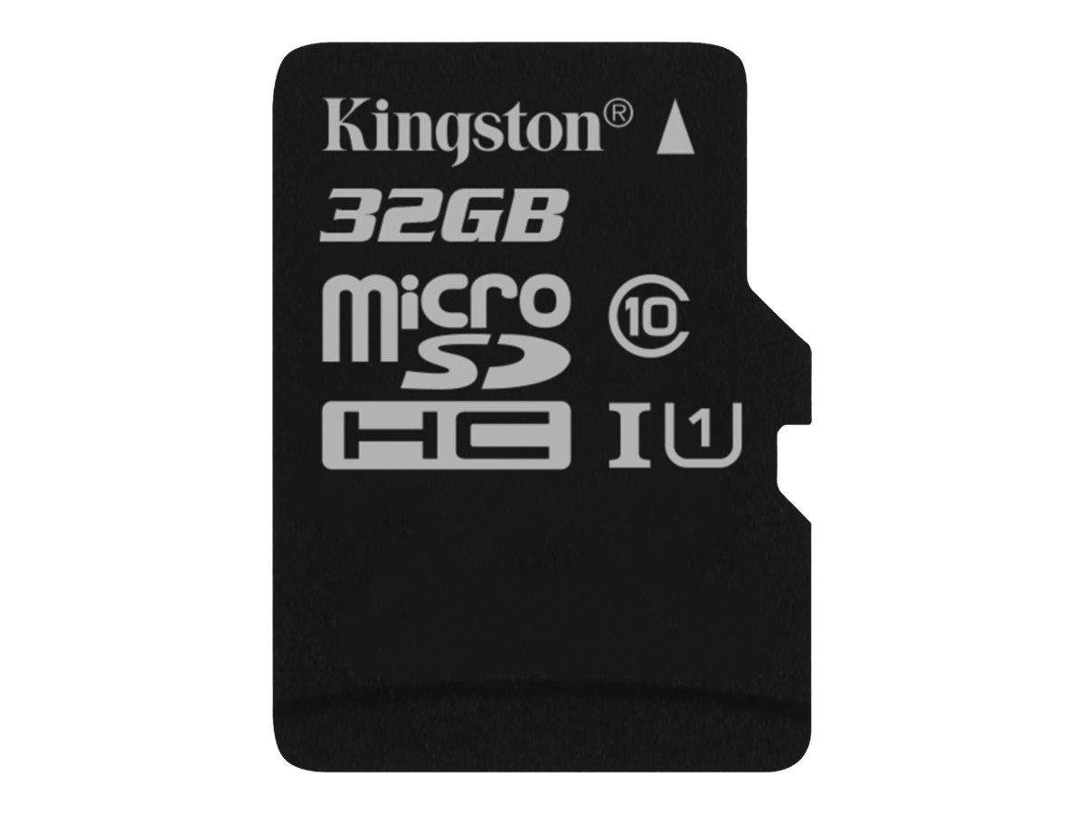 Kingston Canvas Select (SDCS/32GBSP) MicroSD Class 10 UHS-I Speeds Up to 80 MB/s Read (Card only) - Bring Your HD Videos to Life