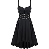 ROSE GAL Womens Plus Size Dresses Sleeveless Wrap Gothic Vintage 50S Spaghtti Strap Party Maxi Dress
