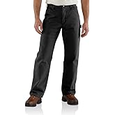 Carhartt Men's Loose Straight Washed Duck Lined Dungaree