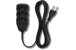 Extensão Elétrica Slim 3 Tomadas Tripolar Bivolt 3, 5 e 10 Metros (5 Metros)