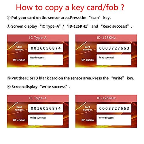 NFC RFID Copier Writer Readers Key Copier Duplicator English 10