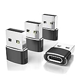 Elebase USB to USB C Adapter 4 Pack,USBC Female to