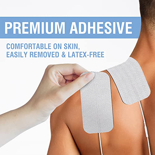 LYINIE TENS Unit Pads 2"X4" 24Pcs, 3rd Gen Reusable LatexFree