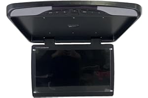Kunfine Car Overhead Player 17.3 Inch Wide IPS Screen Video Car Roof Mount Monitor Stereo Flip Down Overhead Car Monitor Remo