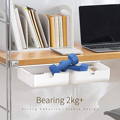 Under Desk Storage, Under Desk Drawer, Hidden Small Desk Drawer For
