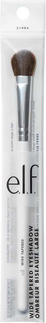 e.l.f. Wide Tapered Eyeshadow Brush Synthetic Cruelty-Free for Even Application view 5