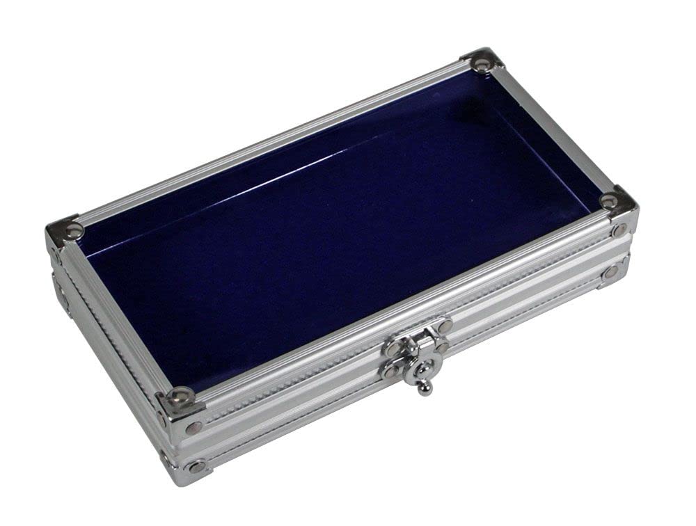 SAFE Collectors Aluminium Case for Pins, Medals, Buttons and Badges. Official product.193 x 115 x 40 mm