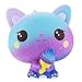 Squishies Jumbo Ice Cream Cat, VLAMPO Slow Rising Stress Relief Squishy Toys Super Soft Kawaii Scented Decoration Toys Squishy Fun Collection for Kids & Adults (Galaxy Purple)