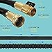 XBUTY New Version Garden Hose,50FT Expandable Water Hose 9 Patern Spray Nozzle,High Pressure Extra Strength Fabric Double Latex Core 3/4 Solid Brass Fittings with Carrying Bag
