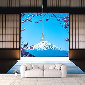 Wall Murals for Bedroom Japanese Style Grid Door View Large Removable Wallpaper Peel and Stick Wall Stickers - 66x96 inches