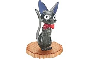 MUSSOR Beverly 3D Crystal Puzzle Studio Ghibli Black 36 Pieces 3D JP Clear Puzzle for Adults and Children