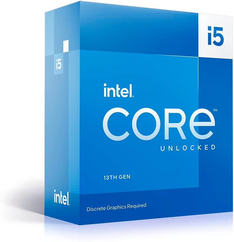 Intel Core i5-13600KF Desktop Processor 14 Cores 5.1 GHz 125W Cache 24M