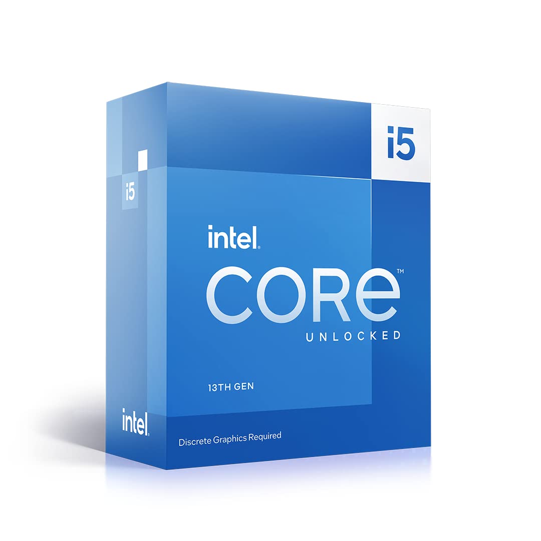 Intel® Core™ i5-13600KF Desktop Processor 14 cores (6 P-cores + 8 E-cores) 24M Cache, up to 5.1 GHz