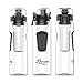 32oz. Sport Fruit Infuser Water Bottle by Danum - Top or Bottom Infusion, Leak-proof, Flip-Top, Dual Hand Grips, made of BPA-Free Eastman Tritan with Multiple Color Options & Free Recipe Ebook