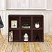Way Basics Cube Plus Cubby Organizer (Tool-Free Assembly and Uniquely Crafted from Sustainable Non Toxic zBoard Paperboard), Espresso Wood Grain