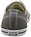 Converse Unisex Dainty Canvas Low Top Sneaker, Charcoal, 6 US Women