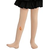 MERYLURE Fleece Lined Tights for Girls Winter Warm Kids Thermal Tights Toddler Ballet Dance Thick Leggings