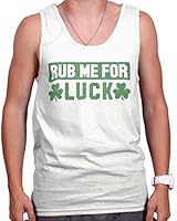 Rub Me Luck St Patricks Day Shirt Patty Beer Cool Gift Funny Tank Top Shirt
