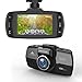 DBPOWER 2K FHD DVR 2.7-Inch LCD 150 Degree Wide Angle Dash Cam with G-Sensor, Loop Recording, HDR, Night Vision and Supports Micro SD Card upto 64GB