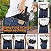 Belly Band Holsters Concealed Carry -【2019 New Upgrade Movable Mag Pouch】Gun Holster Belt for Women & Man Running Fits for Glock, Sig Sauer, Beretta, S&W M&P, Ruger, Revolver (Right 36'' Waist)