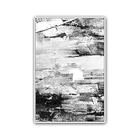 Framed Canvas Wall Art Abstract Color Block Canvas Prints Home Artwork Decoration for Living Room,Bedroom - 16x24 inches