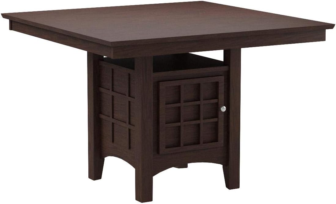 Amazon Com Mix Match Counter Height Dining Table With Storage
