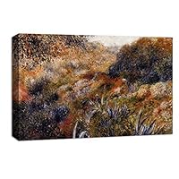 Canvas Wall Art Landscape at Beautiful by Pierre-Auguste Renoir Canvas Prints Home Artwork Decoration for Living Room,Bedroom - 12x18 inches