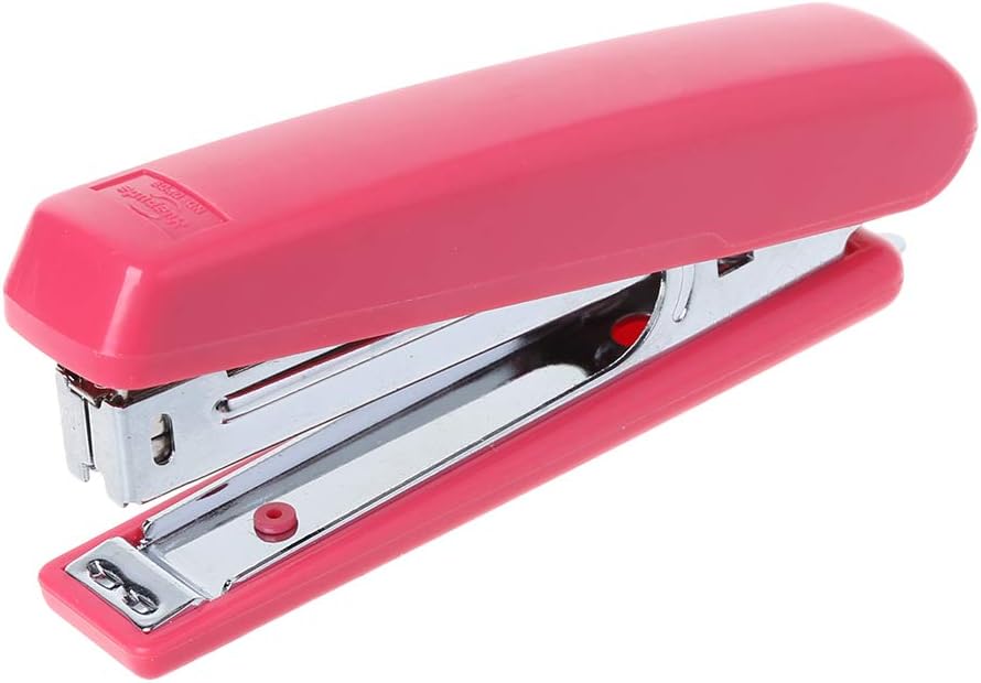 Ruda Portable Metal Manual Stapler Uses No.10 Staples Desktop School Office Supplies